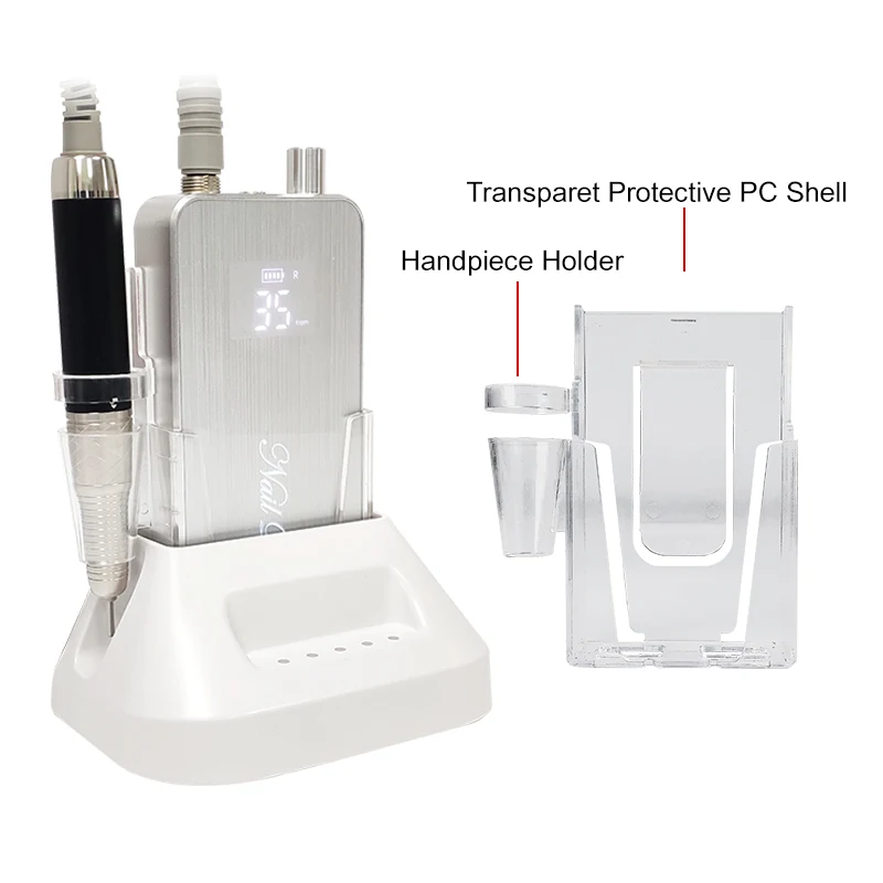 2023 IBelieve Professional Efile Cordless Rechargeable 80w Brushless Nail Drill Machine with Private Label for Salon Manicure