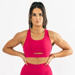 ECHT NVGTN Supplier Recycled Material Seamless Bra Yoga Sports Bra Underwear BLACK TRINITY BRA