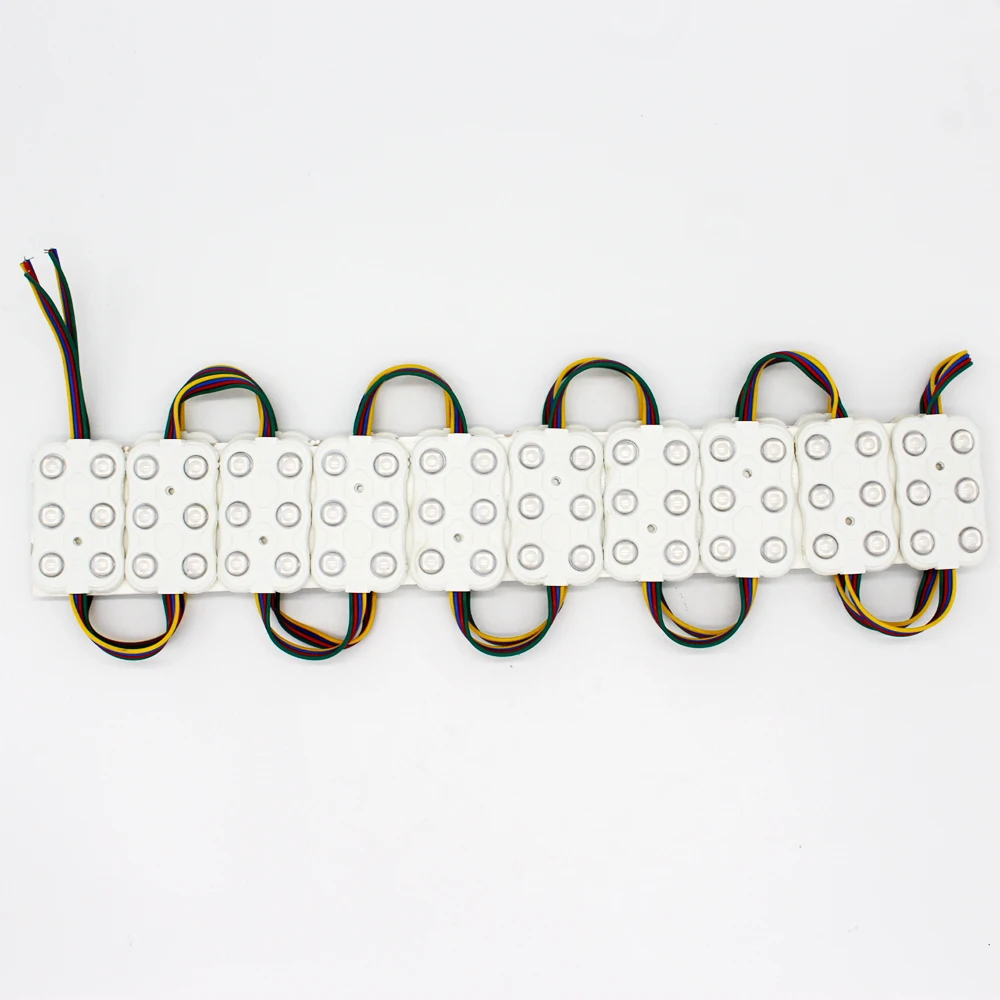 SMD5050 LED Modul light DC12V Waterproof IP65 Outdoor RGB Led Injection Module for advertising sign Light
