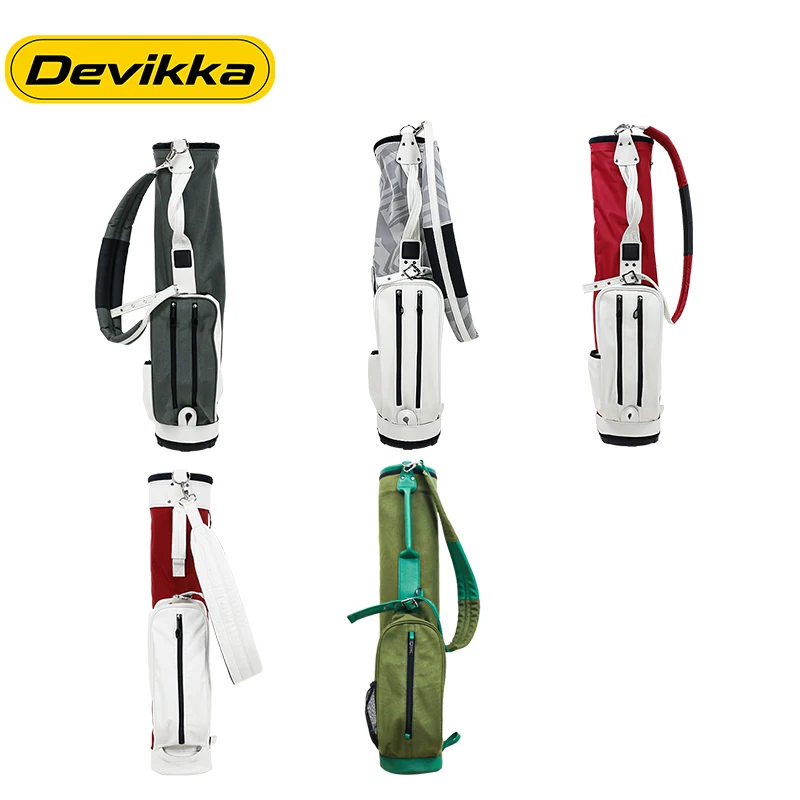 KONDAY Super soft without bracket foldable carry bag Lightweight Portable Golf Pencil Bag Sunday Golf Bag