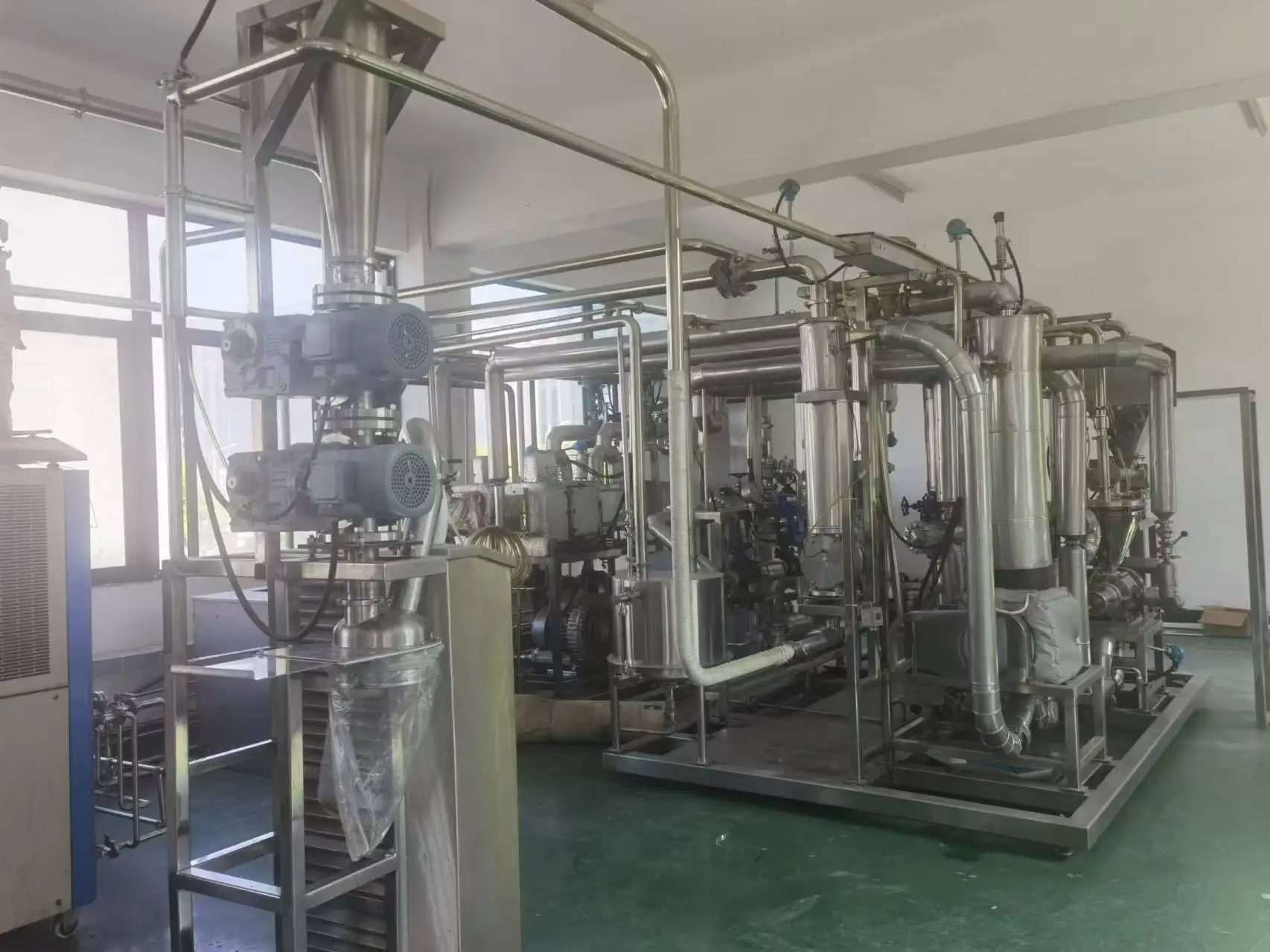 powder instantaneous sterilizer industrial short time sterilizing machine UHT instant Sterilizer for mushroom chili powder