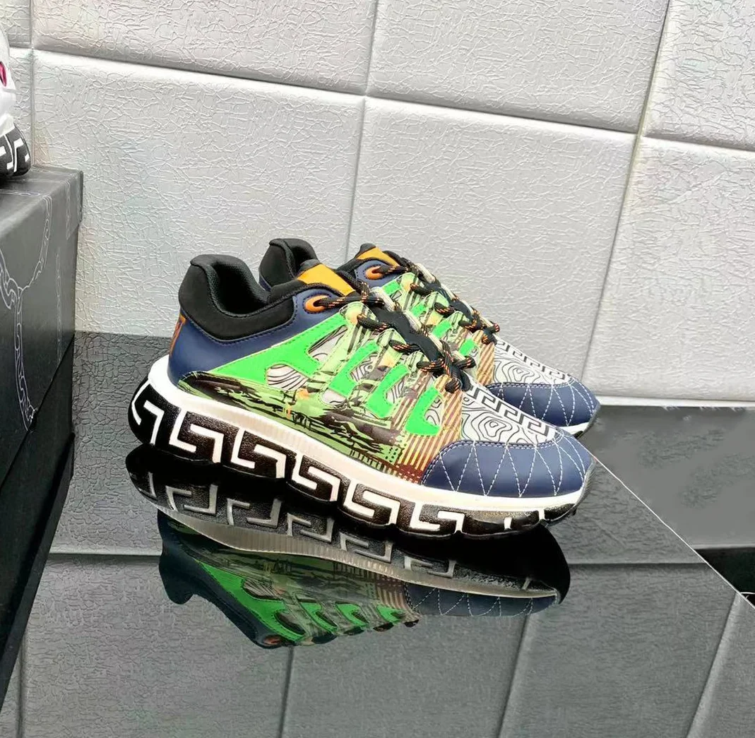 2024 NEW HHGH Wholesale Top High Wedge Luxury Trainers Designer logo Women Sneakers and Men Running Shoes Brand Sport Sneakers