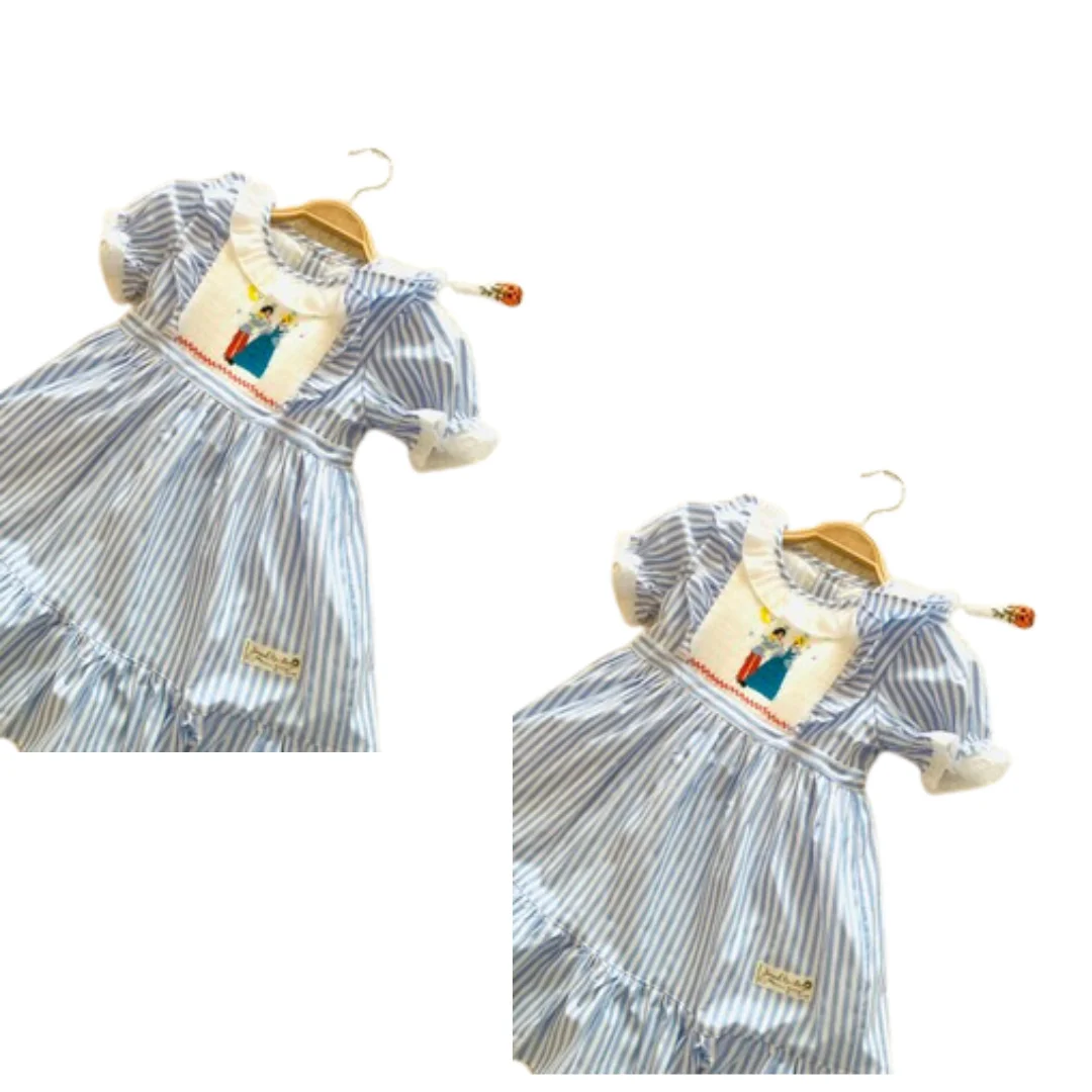 Smock Velvet Dress With Long Sleeves Girls Party Dresses Princess Children Cheap Price  Luxury Using For Baby Girl Baby.