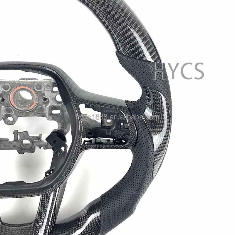 JDM Гоночный автомобиль аксессуары для интерьера карбоновое Рулевое колесо Honda Civic 11th FK2