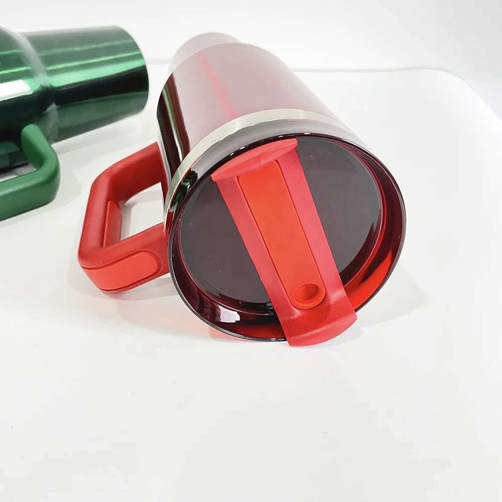 Red Green Color H2.0 40oz sublimation Christmas tumbler for girl gift stainless steel vacuum travel mug