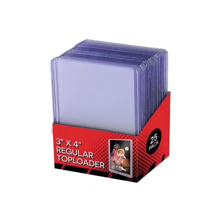 2024 New 3*4 Inch Card Holder Protector Hard Plastic Clear Trading Card Protective Sleeves