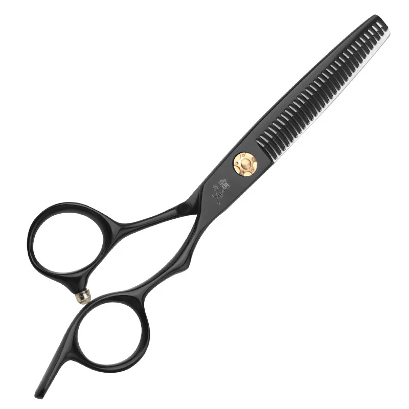 Kungfu 6.0 Inch barber haircut scissors cutting japanese 440C hairdressers scissors barber tools