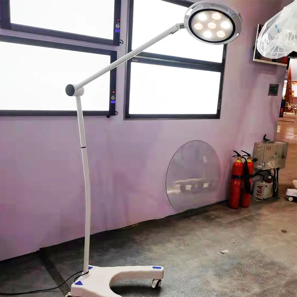 economic led medical light portable mobile floor standing surgical operating lamp dental  examination light