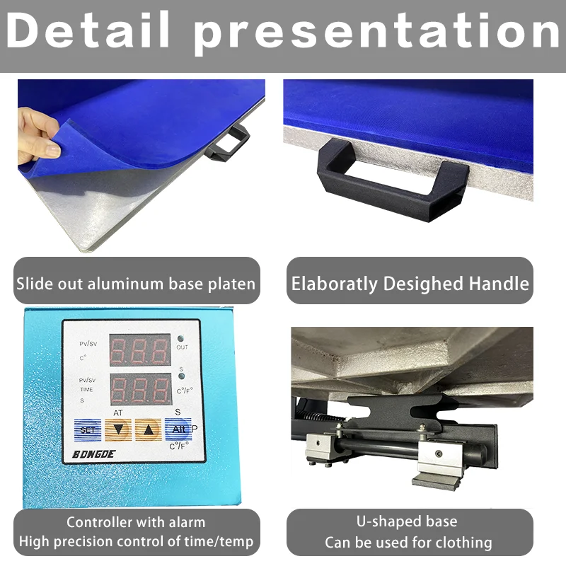 Heat Press Clothes Sublimation tshirt printing machine manual heatpress roll heat press machine