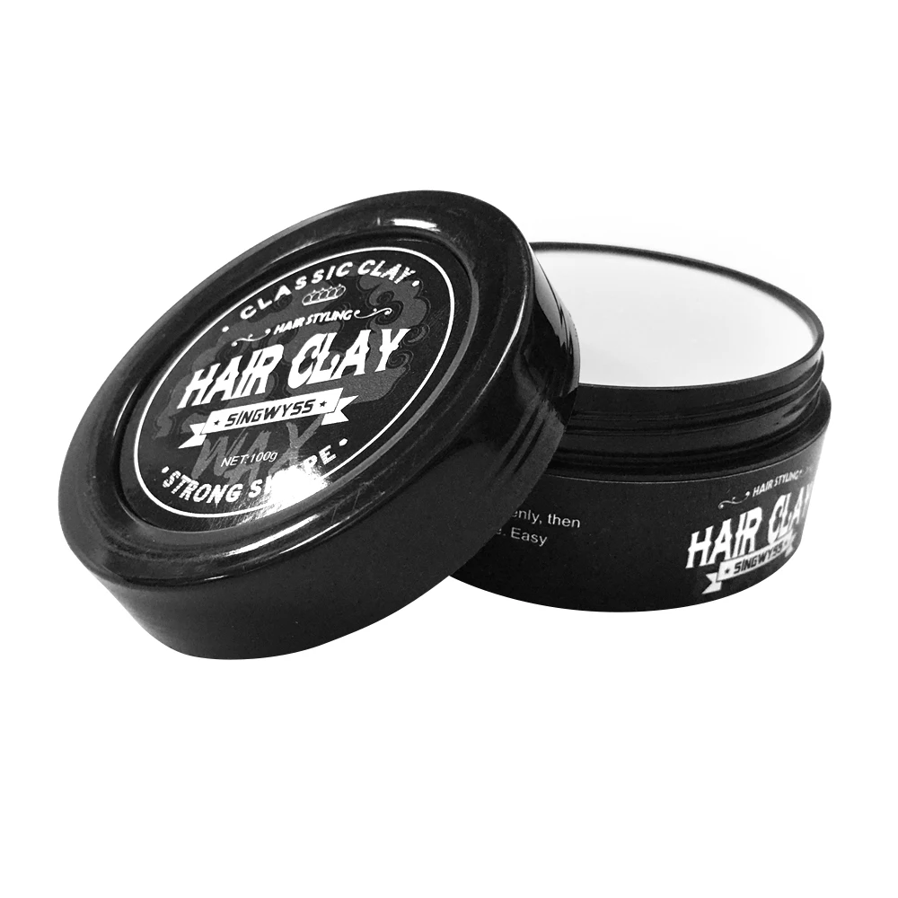 OEM Natural Men Hair Paste Beeswax Infused Organic Mineral Hair Clay