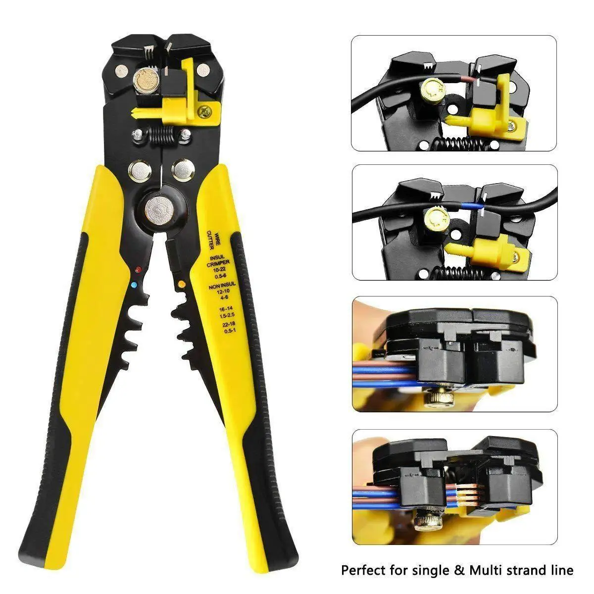 Factory Price Multi multifunctional network automatic terminal crimper crimping tool electrician tool wire stripper