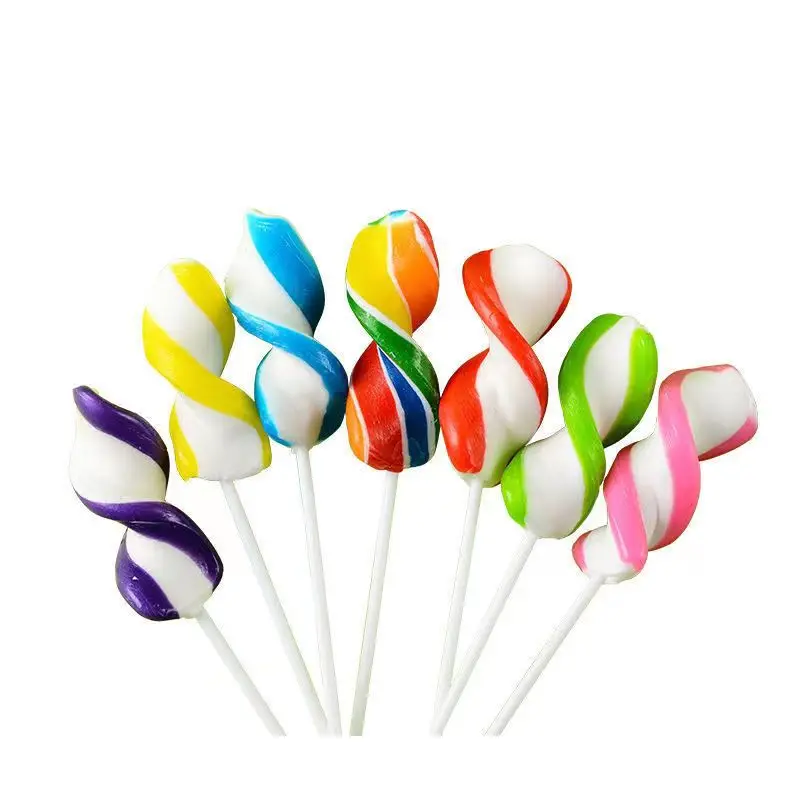 Tornado Hard Lollipop Spiral Fruity Sugar Sweet Candy Factory Wholesale Price Favorable