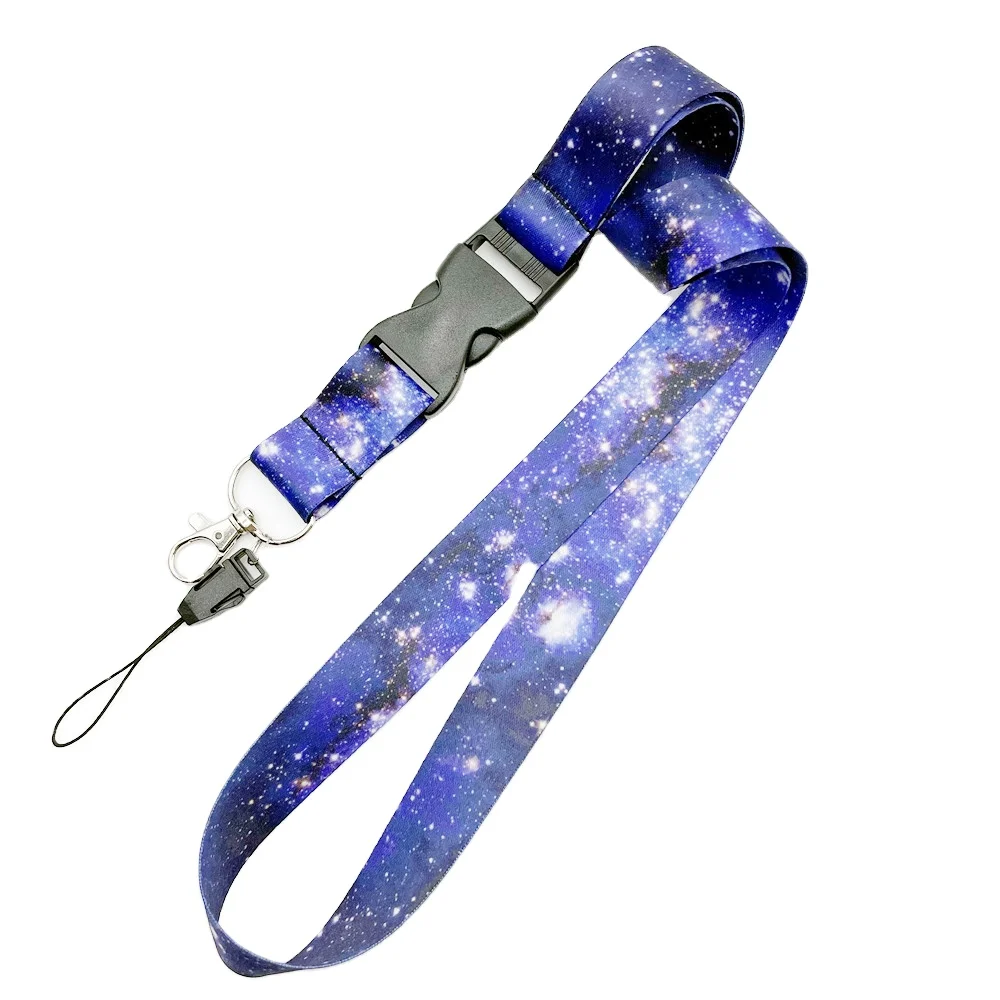 
High quality double lobster claw Lanyard Custom Keychain Lanyard With Logo Rainbow Lanyard 