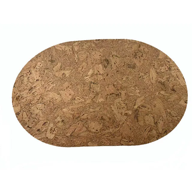 Home Cork Placemat Solid Color Placemats Oval Cork Placemats