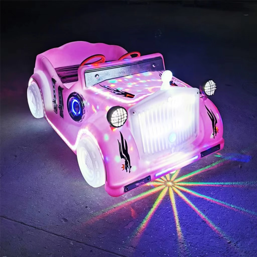 New Design plastic adult bumper car luminescence plastic bumper cars sound bumper car for baby Amusement Park