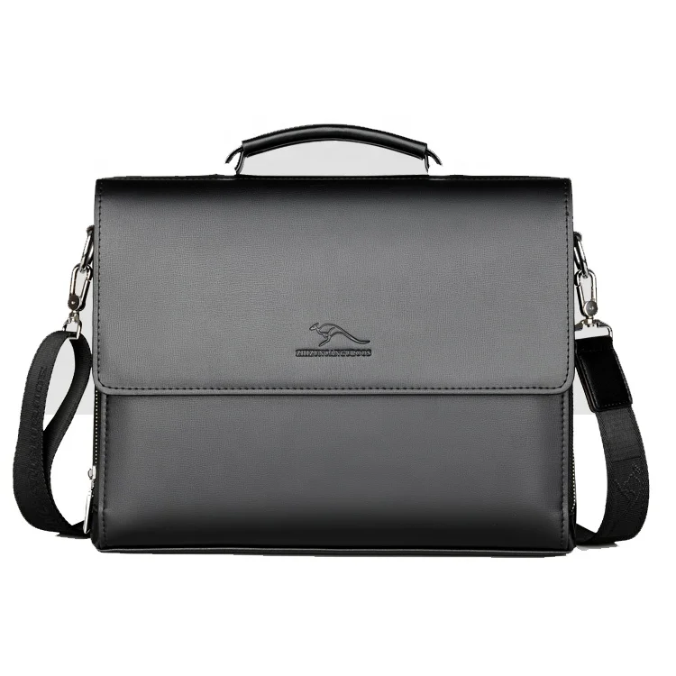 Travel Leather Waterproof Custom Luxury Messenger Shoulder Hand Bag Men Briefcase