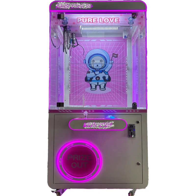 Colourful Cheap Cute  Kids And Adults Treasure Hunt Toy Claw Crane Game Machines Or Automatic Doll Game Machines For Sale