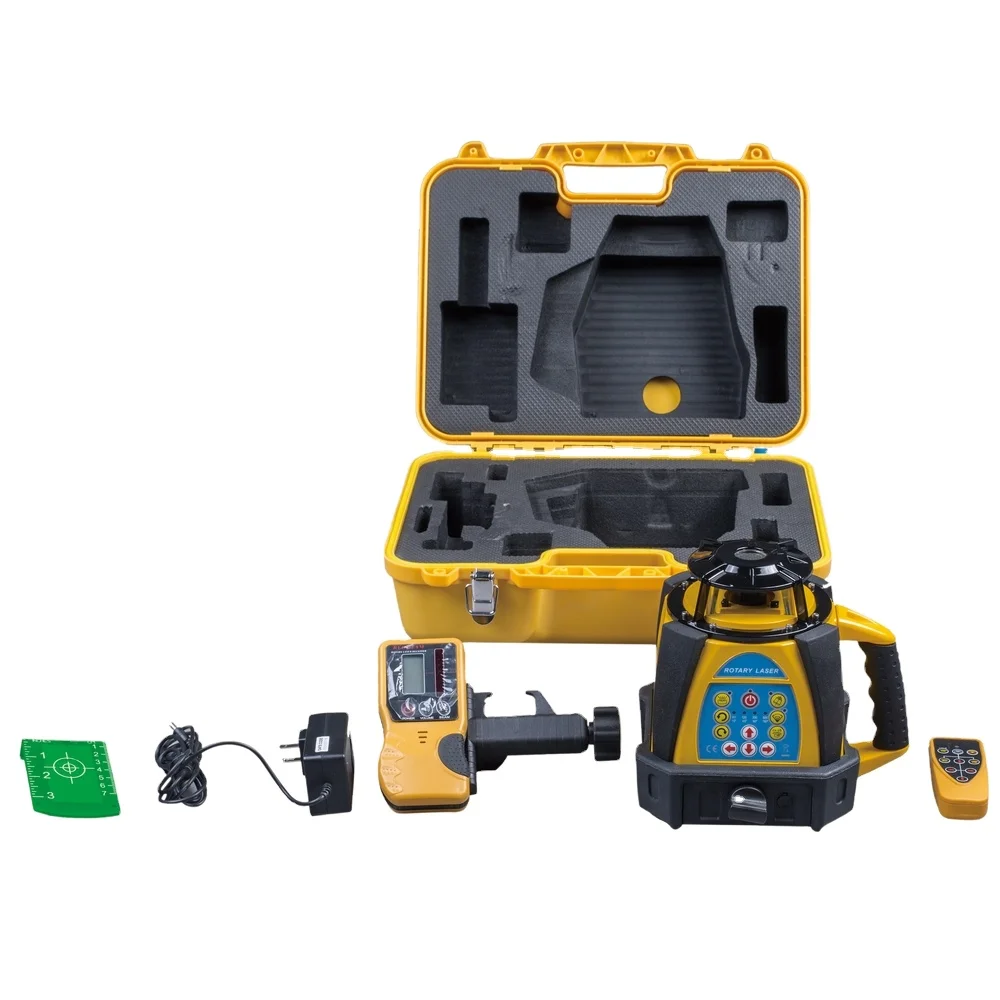 Shock Resistance Apekstool Horizontal And Vertical Construction  Laser Levels Rotative Laser Leveling Machine  AK204 Red Beam