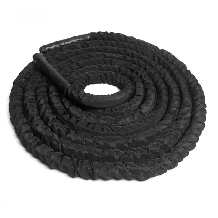 Durable 9 Meter Outdoor Climbing Battle Ropes Long Cycle Corrosion Resistance 38MM Nylon for Men