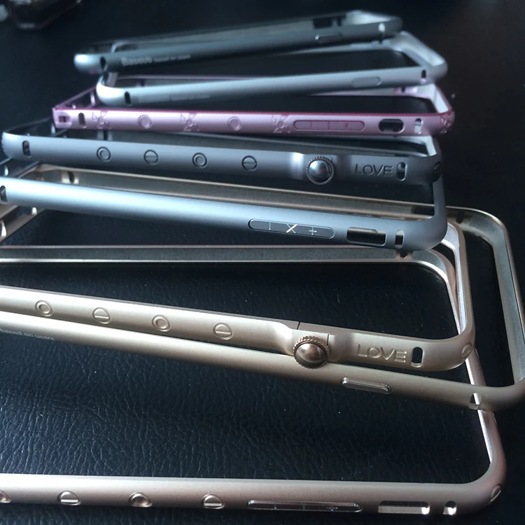 High Precision Cnc Machined Aluminum Alloy Custom Mobile Phone Metal Frame ODM multi-color mobile phone frame
