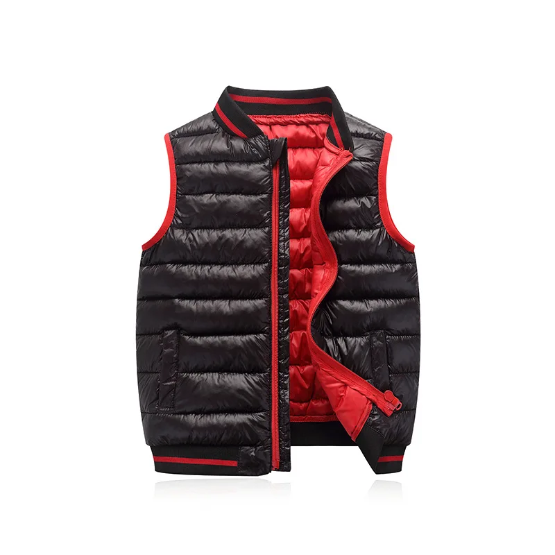 
JACKETOWN Children sleeveless down lovely vest winter light casual kids duck down vest 