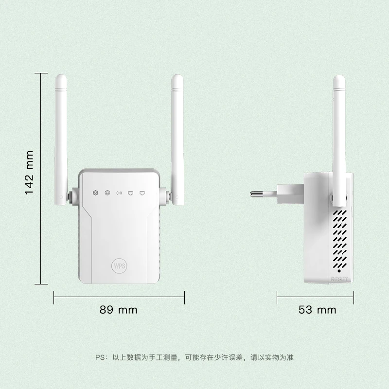 EDUP repeater boster 300mbps  Dual RJ45 Port Wifi Range Extender Repetidor Wifi Repeater Booster