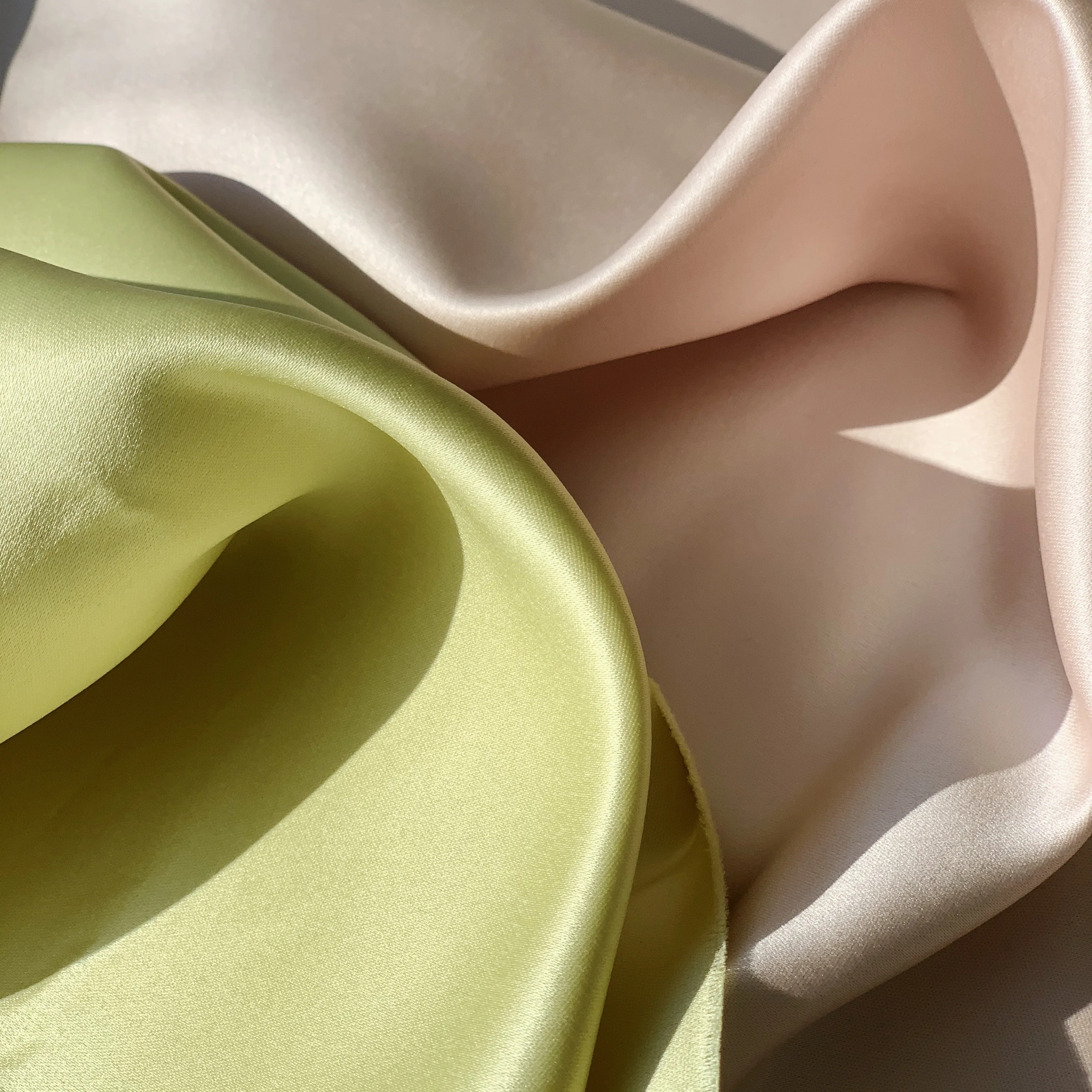 Dyed Heavy Satin KKF8715-58 Dress Manufacturer Material Fabric Fabrics