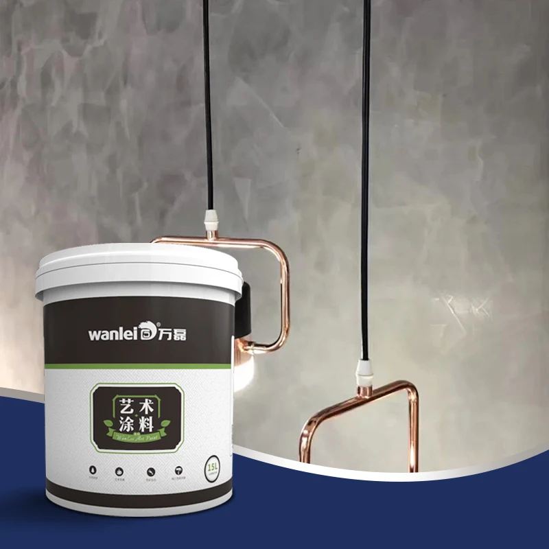 Wanlei открытые бетона внешний вид штукатурки стен дизайн