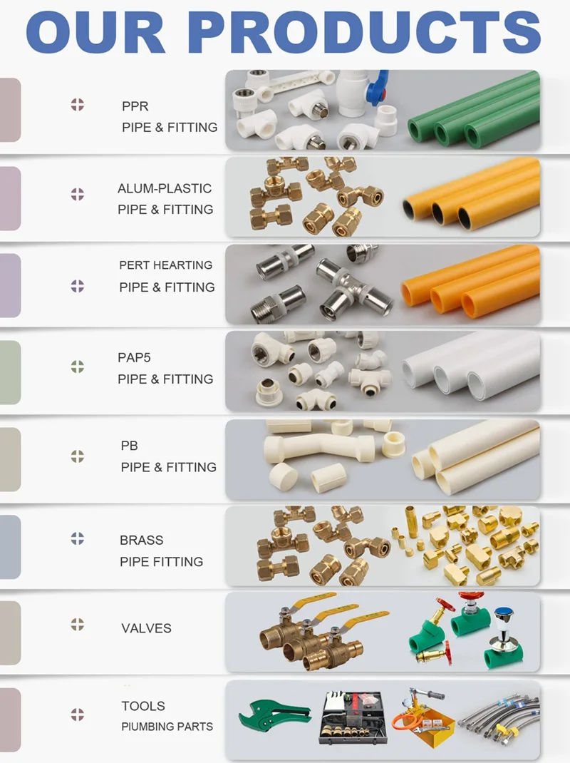 plumber material fitting plumbing copper fittings brass fittings for water tubo