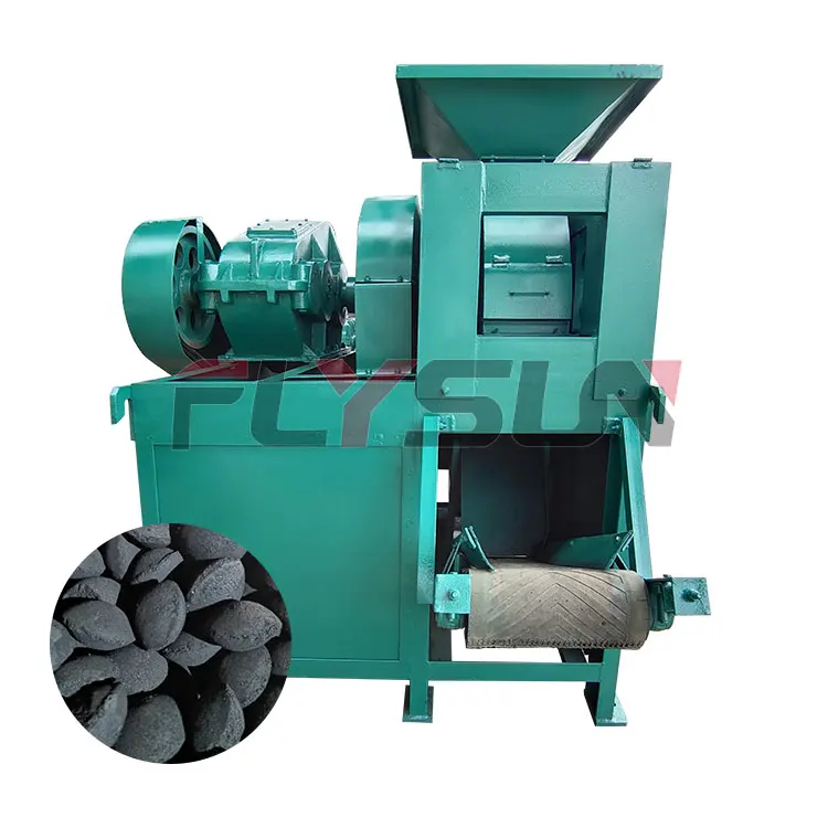 FlySun Best Selling Coke Dust Powder Charcoal Coal Powder Ball Press Briquetting Machine