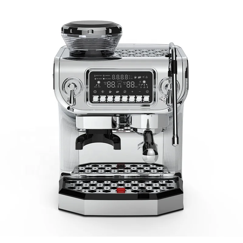 PANCERKA Household Super Automatic Coffee Machine Stainless Steel Commercial Latte Espresso Coffee Makers