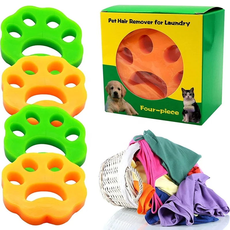 2024 new Magic Laundry Ball Kit Reusable Clothes Hair Cleaning Tool Pet Hair Remover Washing Machine Cat Dog Hair Catcher