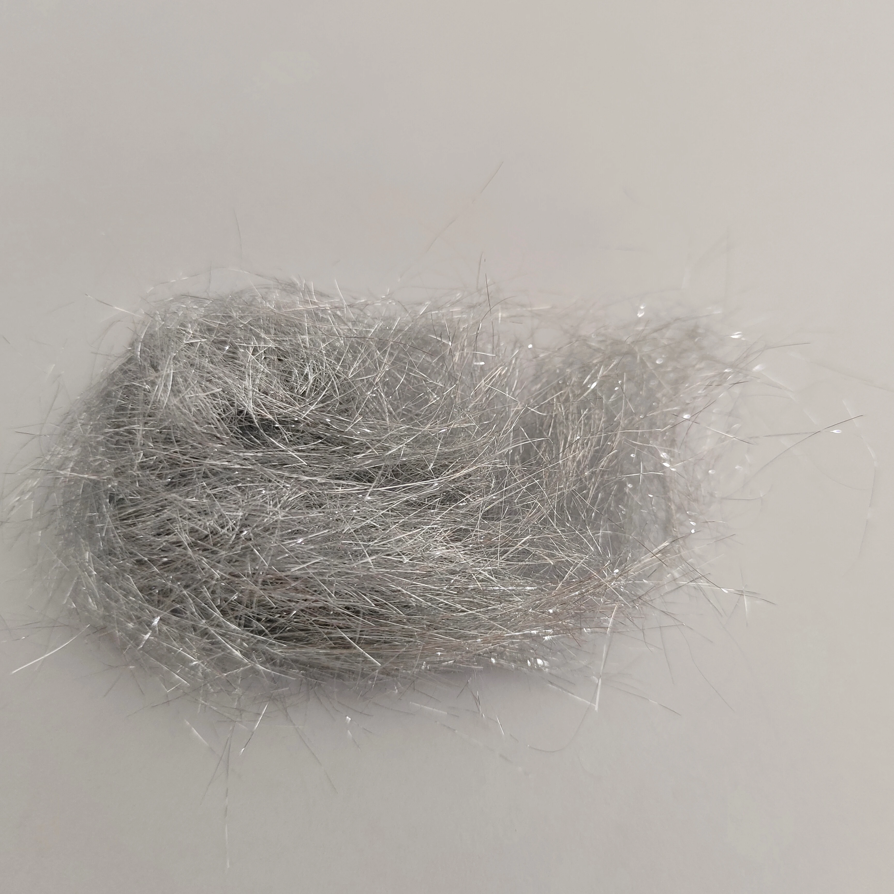 Popular Wholesale Custom Angelina Fiber Metallic Yarn Fiber Rainbow Color Sparkle Knitting Yarn Angelina Fiber