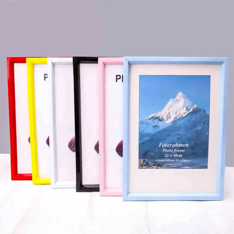 Hot Selling Customized plastic photo frame Wall Decorative photo frame all sizes plastic  picture frames