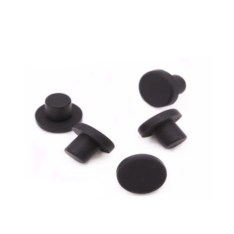 Oem Sbr Round Block Neoprene Cone Stopper Solid Rubber Cylinder