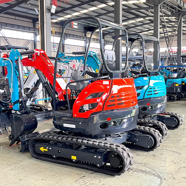 China EXCAV Manufacturer Mini Excavator 2.5 Ton Cheap Price Construction Equipment Crawler Digger with Closed Cabin