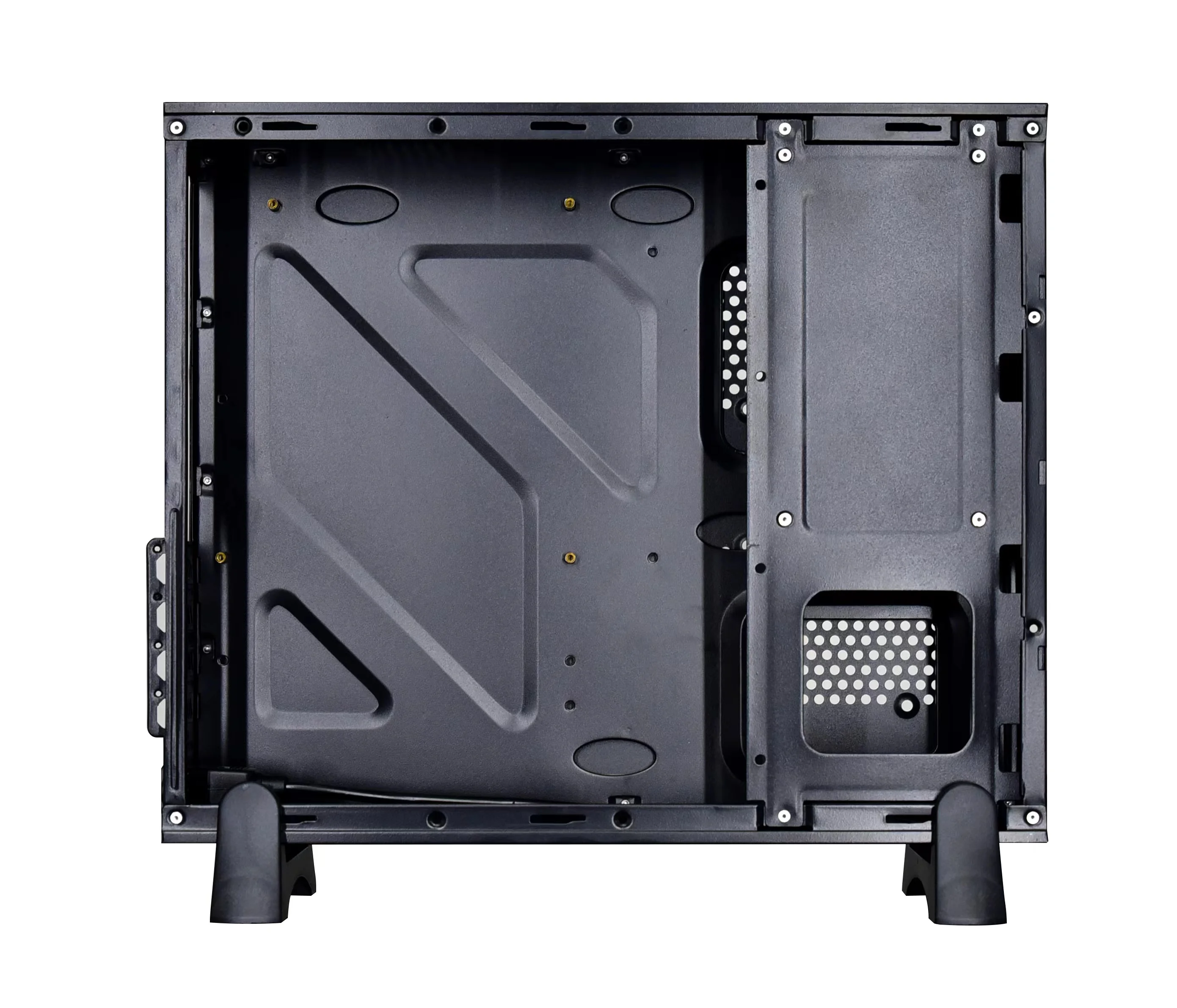 SFX Office Ultra Thin Micro ATX ITX Case Computer Case PC Tower Cabinet With PVC Stand