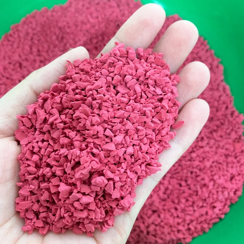 High elasticity rubber granule for flooring surface outdoor playground epdm rubber granule UV-resistant rubber epdm granule