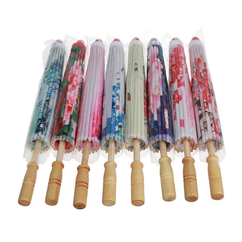 Wholesale 2022 Art Umbrella Chinese Silk Cloth Umbrella Classic Style Decorative Umbrella Oil Paper Painted Parasol