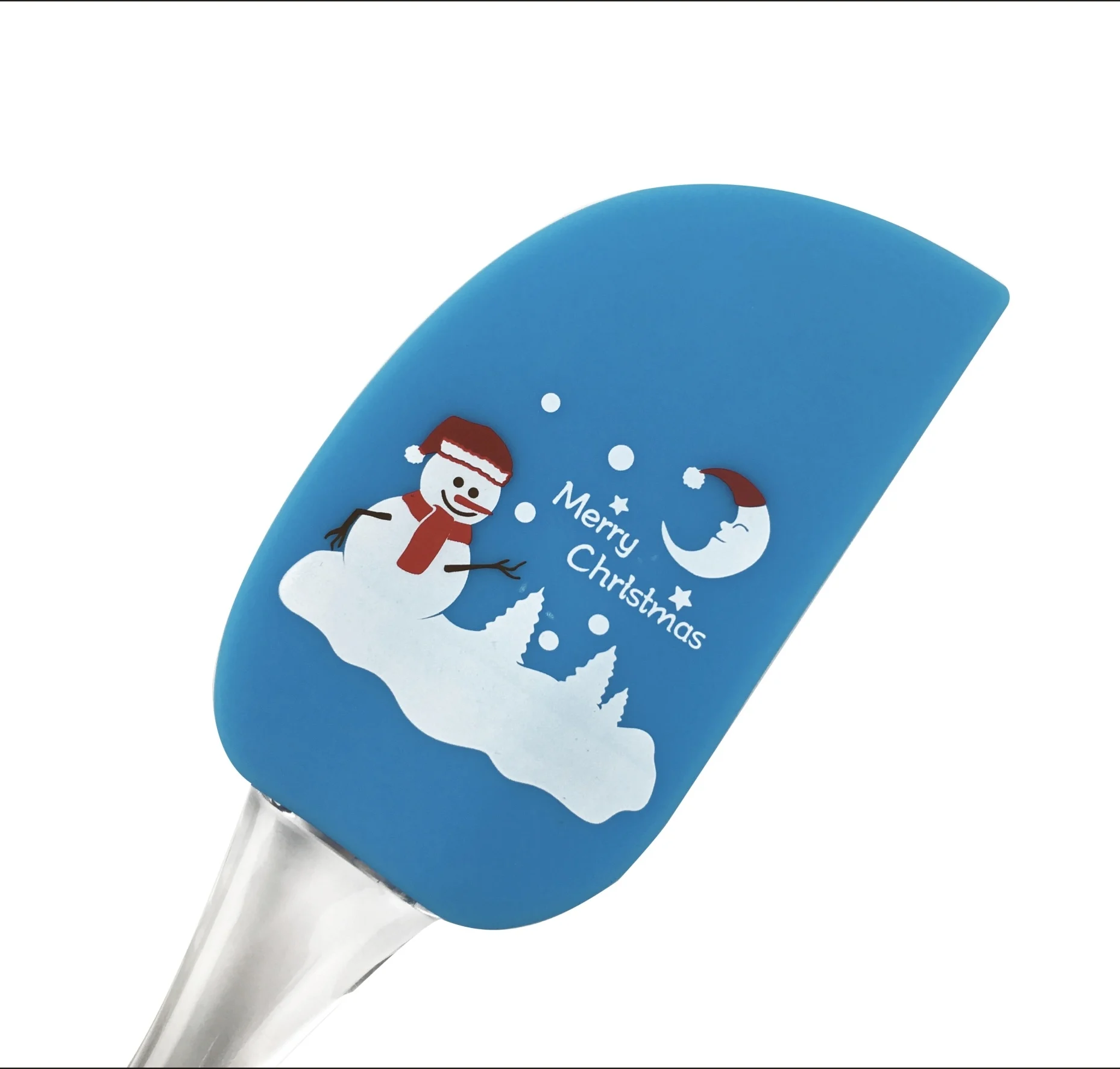 Refine Silicone Factory heat resistant Christmas silicone kitchen scraper scraper spatulas  silicone spatula sets for cooking
