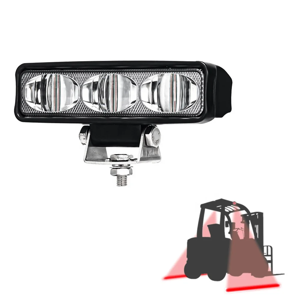 CE ROHS Wholesale OSRAM Red Zone Danger Area Warning Light 12- 80v DC Forklift Led Safety Products Factory Supply