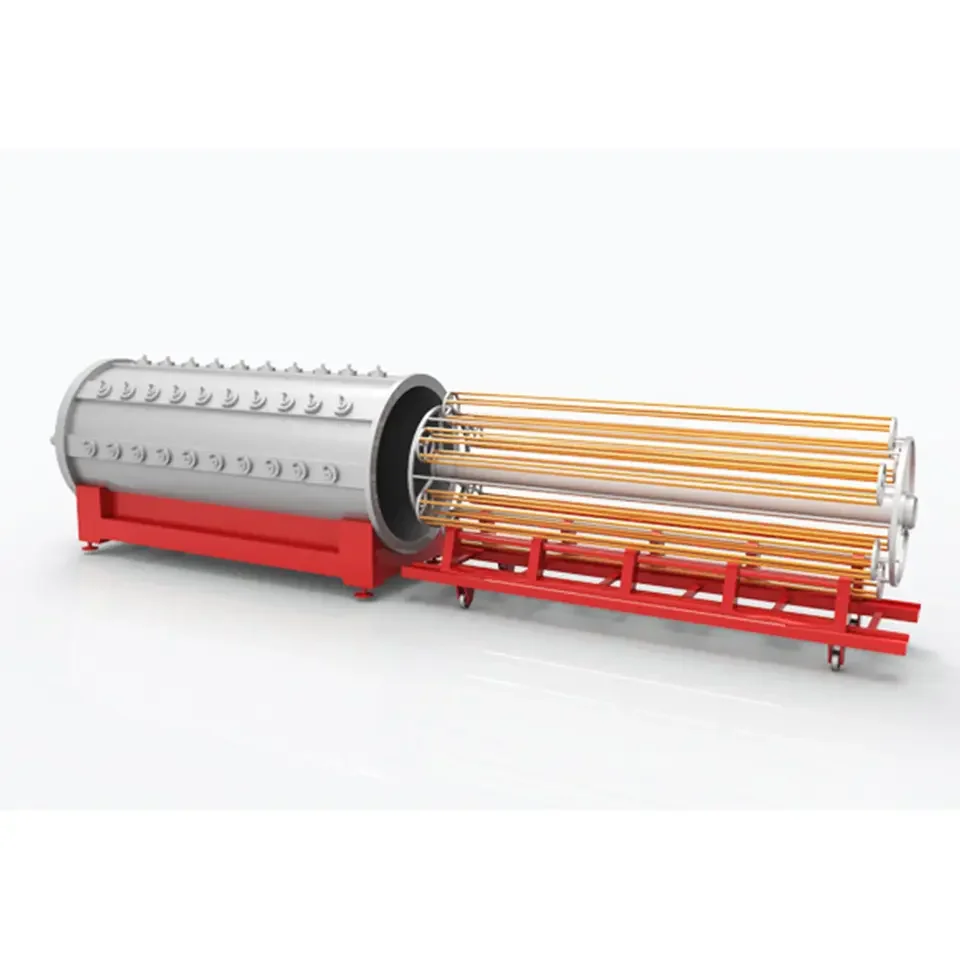 Stainless Steel Pipe Black Gold Color Titanium Metallizing Equipment PVD Coating Equipment Machine