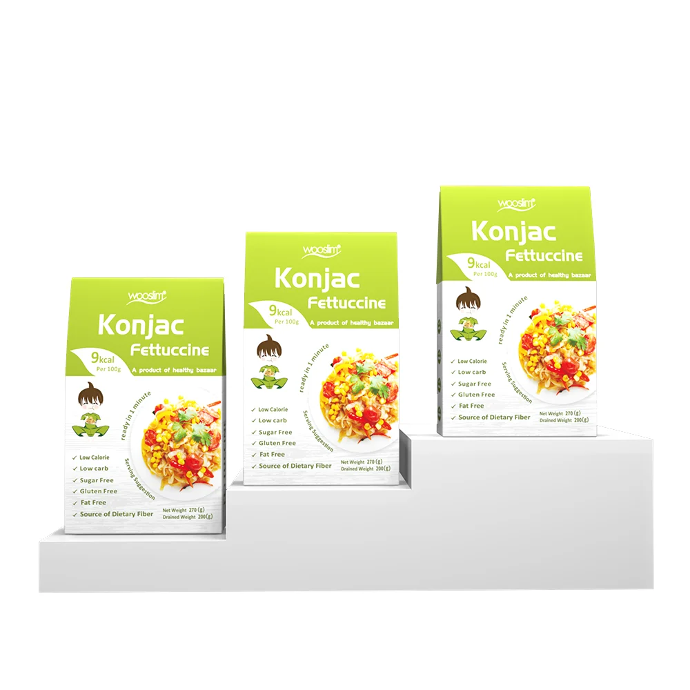 China Factory Organic Low Calories Konjac Noodles Gluten Free Shirataki Paste with 100% Vegetable