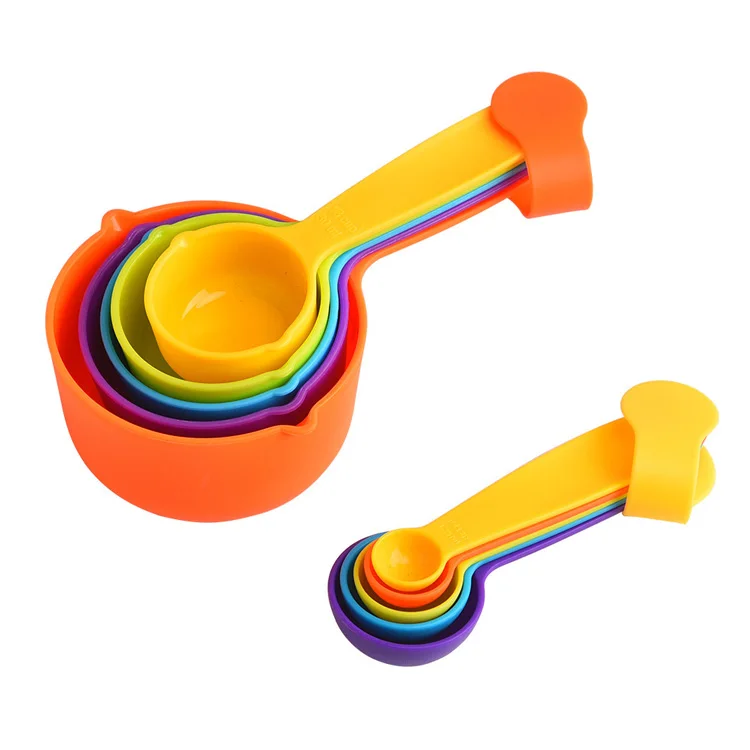 Cucharas medidoras digitales melamine plastic collapsible unique 10pcs 8pcs measuring cups and spoons
