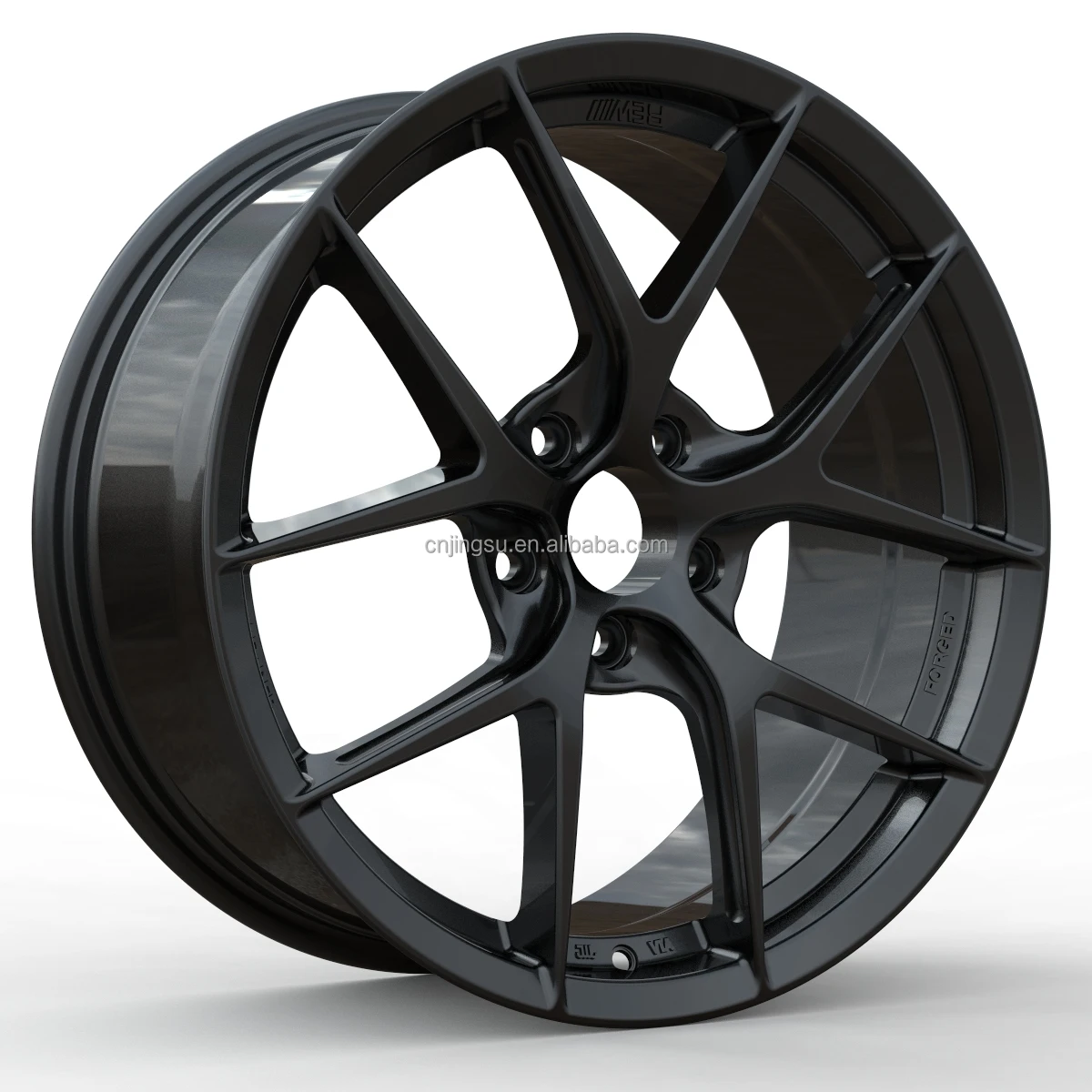 
Alloy Wheel Rims 18 Inch 5 Holes PCD 100/120 Black Customized Surface Aftermarket Wheels 