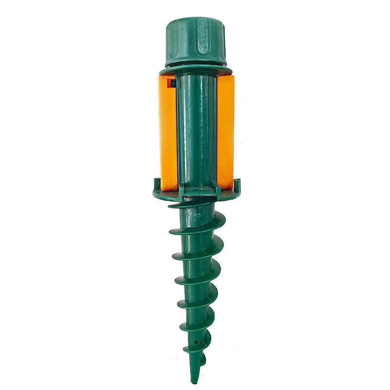 Portable Plastic Screw Beach Ground Umbrella Base Holder Sand Anchor for Beach