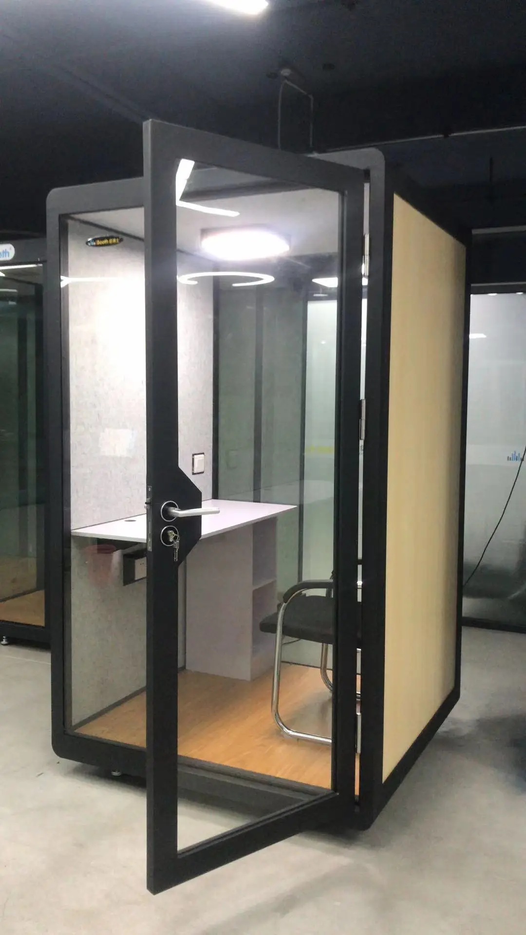 Canadian 45db sound proof home office pod mini soundproof booth personal space overall mold container house built-in ventilation