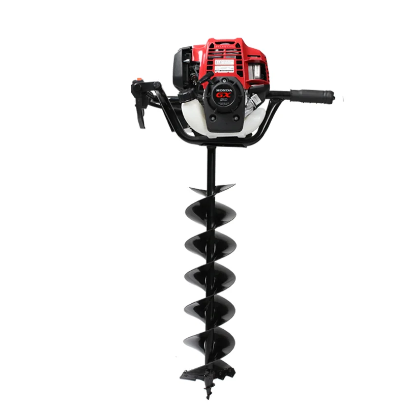 INDEL Earth auger Two stroke digger Tree digging machine Drilling machine Earth drill Farmland drilling machine GX50