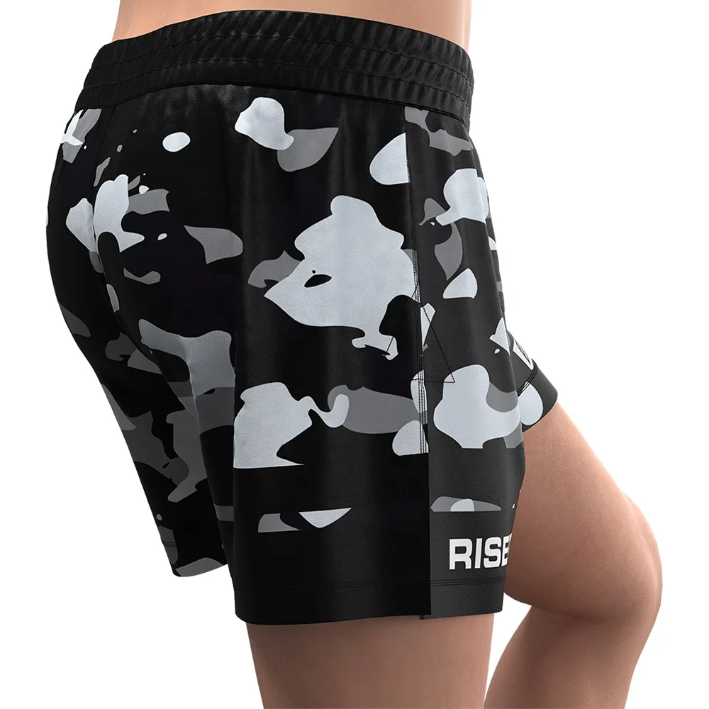 Hot Sale Workout Team Training Bjj Martial Arts Training Mma Shorts With Long Slits