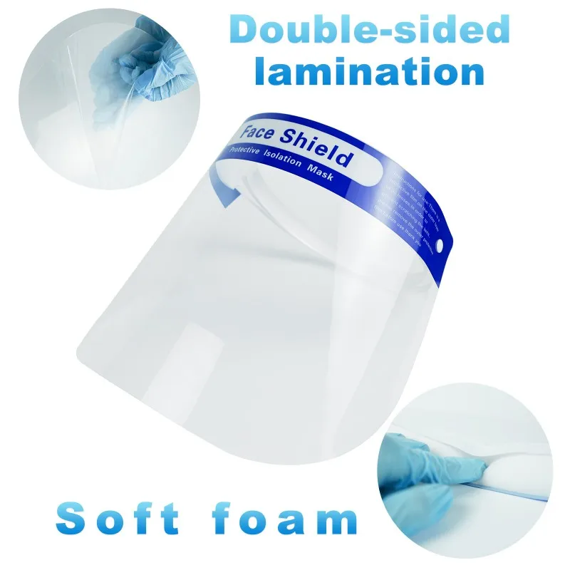 Faceshield Transparent Anti Fog Safety Protective Clear Plastic Face